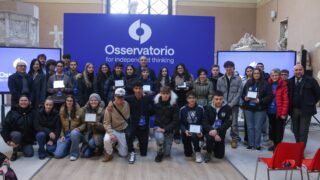 Cerimonia nazionale di premiazione dei concorsi promossi da Osservatorio for independent thinking: i riconoscimenti ai vincitori dell’a.s. 2024/2025
